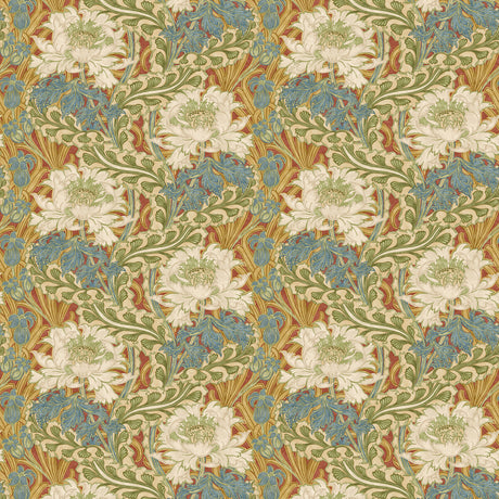 G P & J BAKER BW45105.1.0 BRANTWOOD RED/GREEN Wallpaper - Eade's Wallpaper