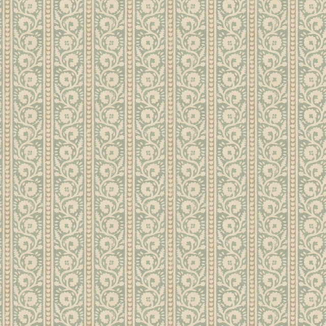 G P & J BAKER BW45113.2.0 BIBURY AQUA Wallpaper - Eade's Wallpaper