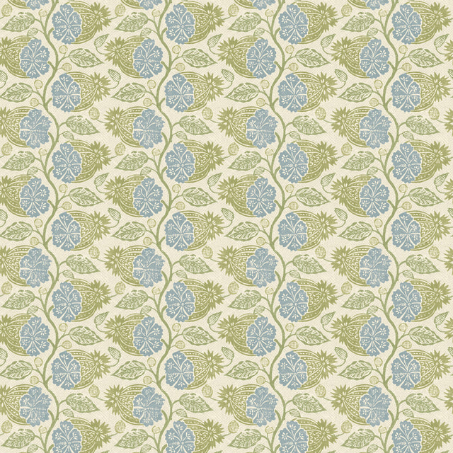 G P & J BAKER BW45114.1.0 CALCOT GREEN/BLUE Wallpaper - Eade's Wallpaper