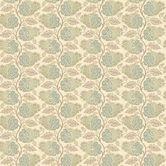 G P & J BAKER BW45114.2.0 CALCOT AQUA Wallpaper - Eade's Wallpaper
