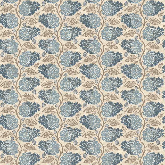 G P & J BAKER BW45114.3.0 CALCOT INDIGO Wallpaper - Eade's Wallpaper