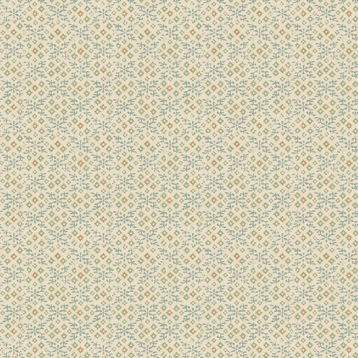 G P & J BAKER BW45115.2.0 GRANTLY AQUA Wallpaper - Eade's Wallpaper