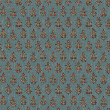 G P & J BAKER BW45117.8.0 POPPY SPRIG DENIM Wallpaper - Eade's Wallpaper