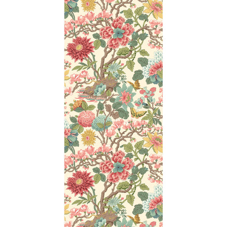 G P & J BAKER BW45121.6.0 LITTLE MAGNOLIA ROSE MADDER Wallpaper - Eade's Wallpaper