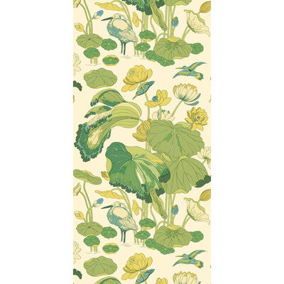 G P & J BAKER BW45123.1.0 NYMPHEUS EMERALD Wallpaper - Eade's Wallpaper
