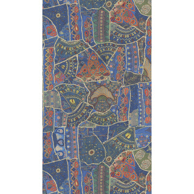 G P & J BAKER BW45125.1.0 FRONT ROW JEWEL BLUE Wallpaper - Eade's Wallpaper