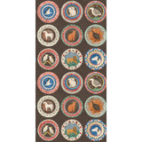 G P & J BAKER BW45126.2.0 ROBINA'S DINNER PARTY COCOA Wallpaper - Eade's Wallpaper