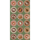 G P & J BAKER BW45126.3.0 ROBINA'S DINNER PARTY GREEN Wallpaper - Eade's Wallpaper