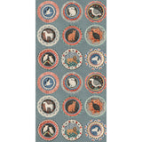 G P & J BAKER BW45126.5.0 ROBINA'S DINNER PARTY TEAL Wallpaper - Eade's Wallpaper