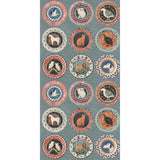 G P & J BAKER BW45126.5.0 ROBINA'S DINNER PARTY TEAL Wallpaper - Eade's Wallpaper