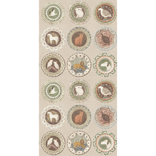 G P & J BAKER BW45126.6.0 ROBINA'S DINNER PARTY SAGE Wallpaper - Eade's Wallpaper