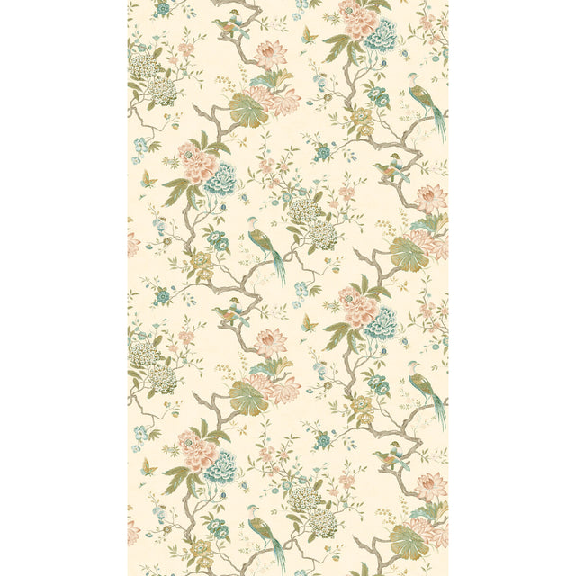 G P & J BAKER BW45128.6.0 ORIENTAL BIRD ANTIQUE Wallpaper - Eade's Wallpaper