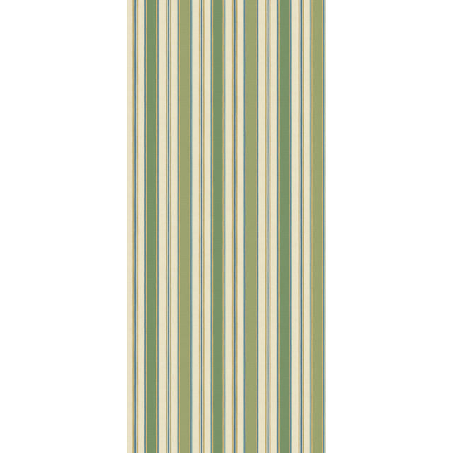 G P & J BAKER BW45131.1.0 MELBOURNE STRIPE GREEN/BLUE Wallpaper - Eade's Wallpaper