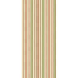 G P & J BAKER BW45131.6.0 MELBOURNE STRIPE SOFT RED/GREEN Wallpaper - Eade's Wallpaper