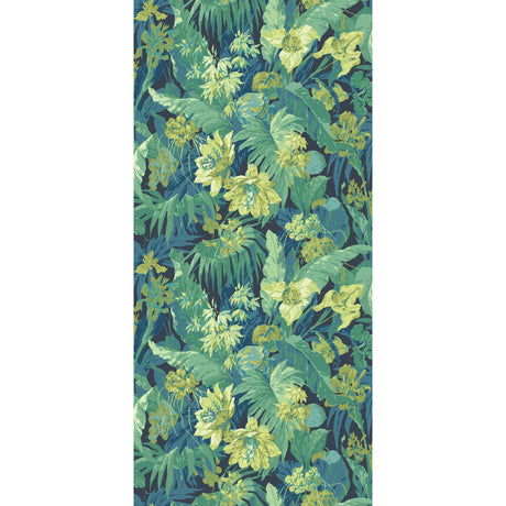 G P & J BAKER BW45132.6.0 TROPICAL FLORAL INDIGO/TEAL Wallpaper - Eade's Wallpaper