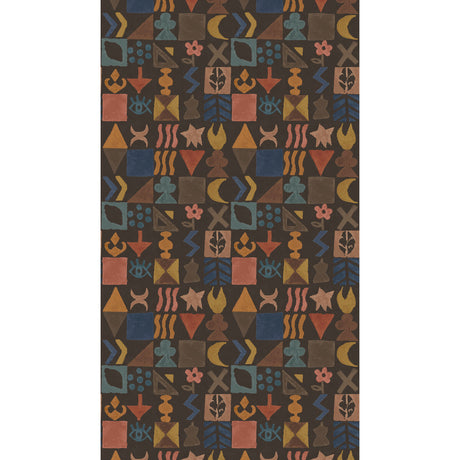 G P & J BAKER BW45139.2.0 POTATO PRINT CHOCOLATE Wallpaper - Eade's Wallpaper