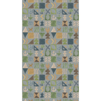 G P & J BAKER BW45139.6.0 POTATO PRINT BLUE Wallpaper - Eade's Wallpaper