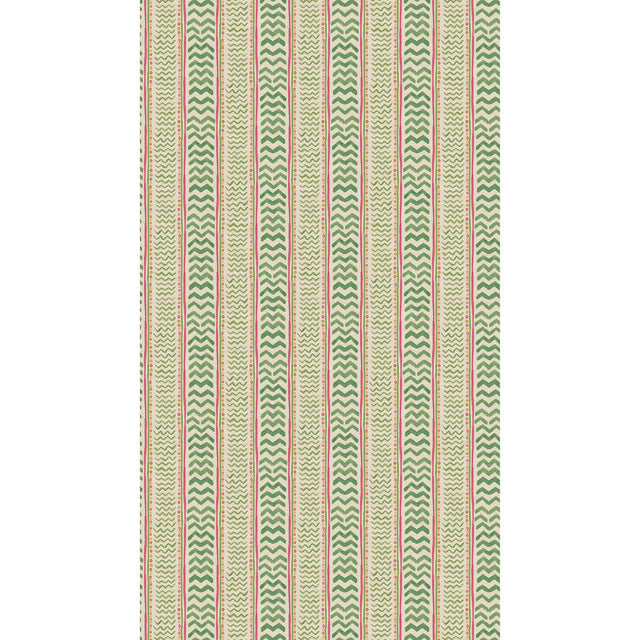 G P & J BAKER BW45140.3.0 WRIGGLE ROOM GREEN/PINK Wallpaper - Eade's Wallpaper