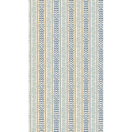 G P & J BAKER BW45140.4.0 WRIGGLE ROOM BLUE/YELLOW Wallpaper - Eade's Wallpaper