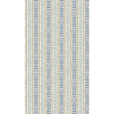 G P & J BAKER BW45140.4.0 WRIGGLE ROOM BLUE/YELLOW Wallpaper - Eade's Wallpaper
