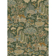 G P & J BAKER BW45143.1.0 HOME PARK ROYAL GREEN Fabric - ROYAL COURT WALLPAPERS