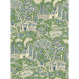 G P & J BAKER BW45143.6.0 HOME PARK EMERALD Fabric - ROYAL COURT WALLPAPERS