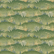 G P & J BAKER BW45145.1.0 GARDEN TAPESTRY ROYAL GREEN Fabric - ROYAL COURT WALLPAPERS