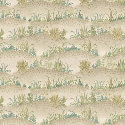 G P & J BAKER BW45145.2.0 GARDEN TAPESTRY SOFT BLUE/GREEN Fabric - ROYAL COURT WALLPAPERS