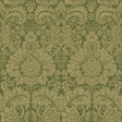 G P & J BAKER BW45146.1.0 QUEEN'S DAMASK ROYAL GREEN Fabric - ROYAL COURT WALLPAPERS
