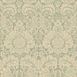 G P & J BAKER BW45146.2.0 QUEEN'S DAMASK AQUAMARINE Fabric - ROYAL COURT WALLPAPERS