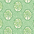 G P & J BAKER BW45148.1.0 ROYAL MAZE ROYAL GREEN Fabric - ROYAL COURT WALLPAPERS