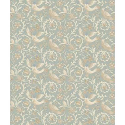 G P & J BAKER BW45149.2.0 ROYAL COURT OLD BLUE Fabric - ROYAL COURT WALLPAPERS