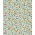 G P & J BAKER BW45149.4.0 ROYAL COURT AQUA Fabric - ROYAL COURT WALLPAPERS