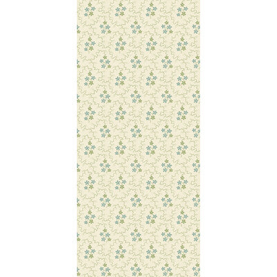 G P & J BAKER POSY BW45152.2.0 in GREEN/AQUA Wallpaper - HOU