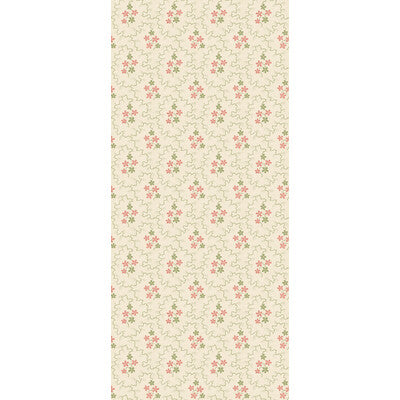 G P & J BAKER POSY BW45152.3.0 in GREEN/RED Wallpaper - HOUS