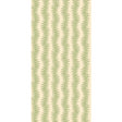 G P & J BAKER TETBURY STRIPE BW45154.5.0 in LEAF GREEN Wallp
