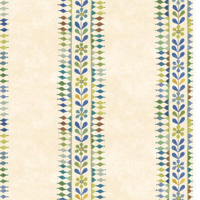 G P & J BAKER FLOWER POT BW45162.2.0 in BLUE/GREEN Wallpaper