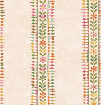 G P & J BAKER FLOWER POT BW45162.3.0 in GREEN/PINK Wallpaper