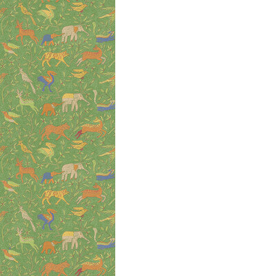 G P & J BAKER NOAH'S ARK BW45166.3.0 in GREEN Wallpaper - G 