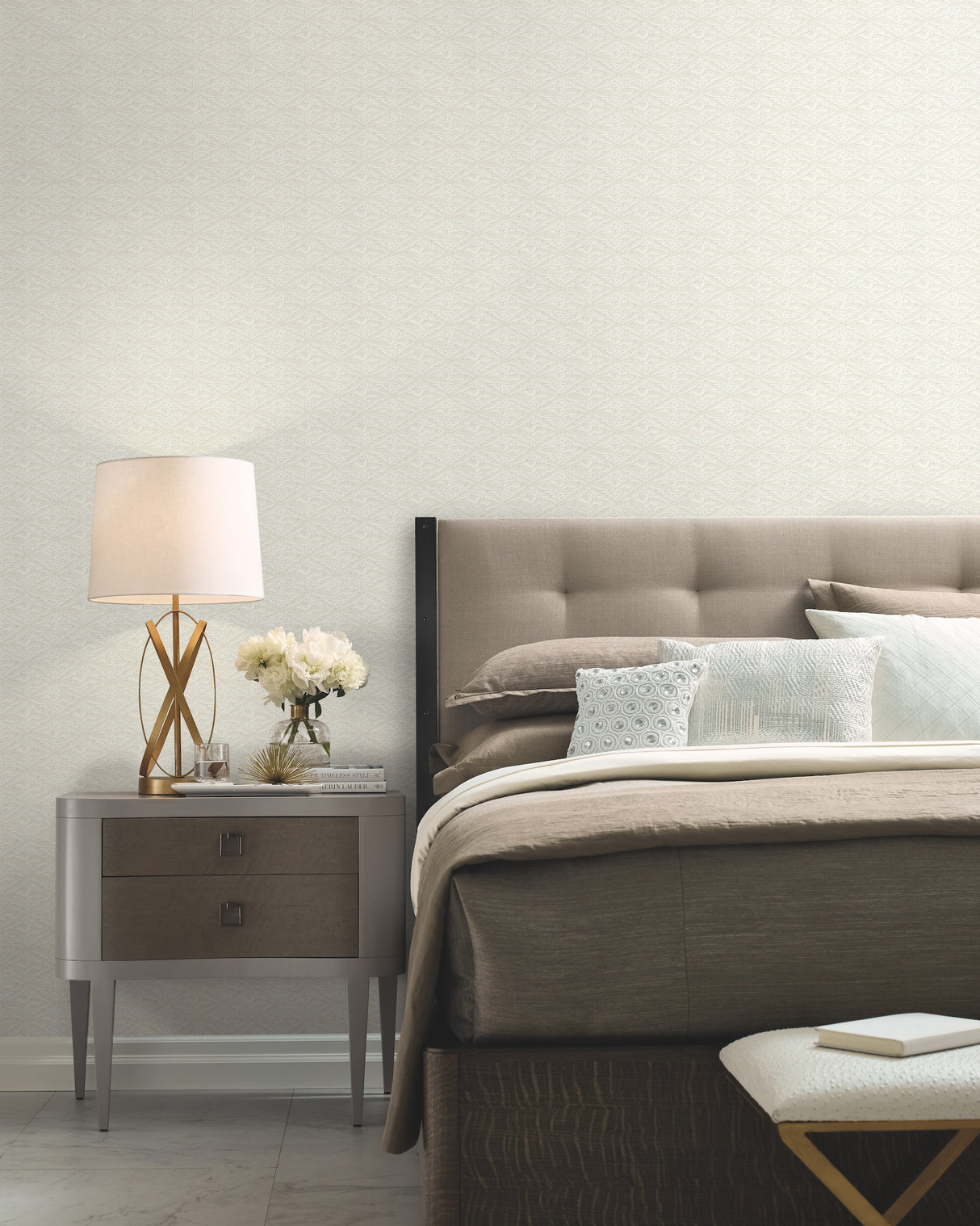 York CA1508 High Society Beige Wallpaper