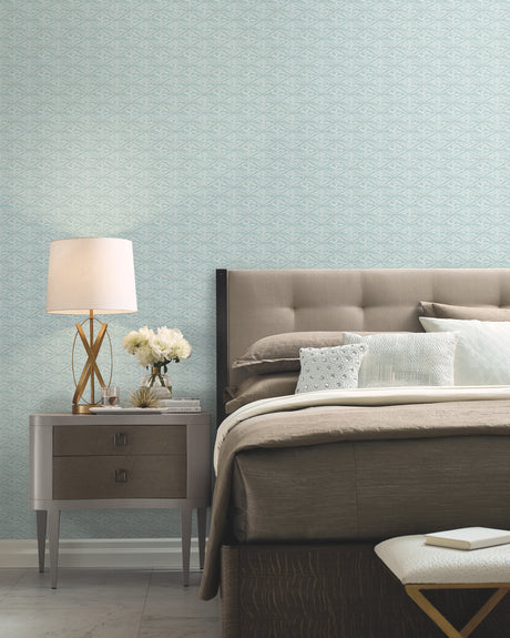 York CA1513 High Society Blue Wallpaper