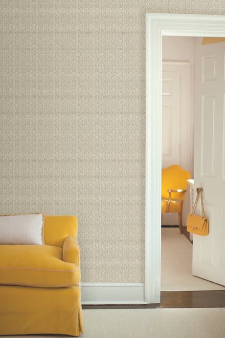 York CA1525 Deco Screen Beige Wallpaper