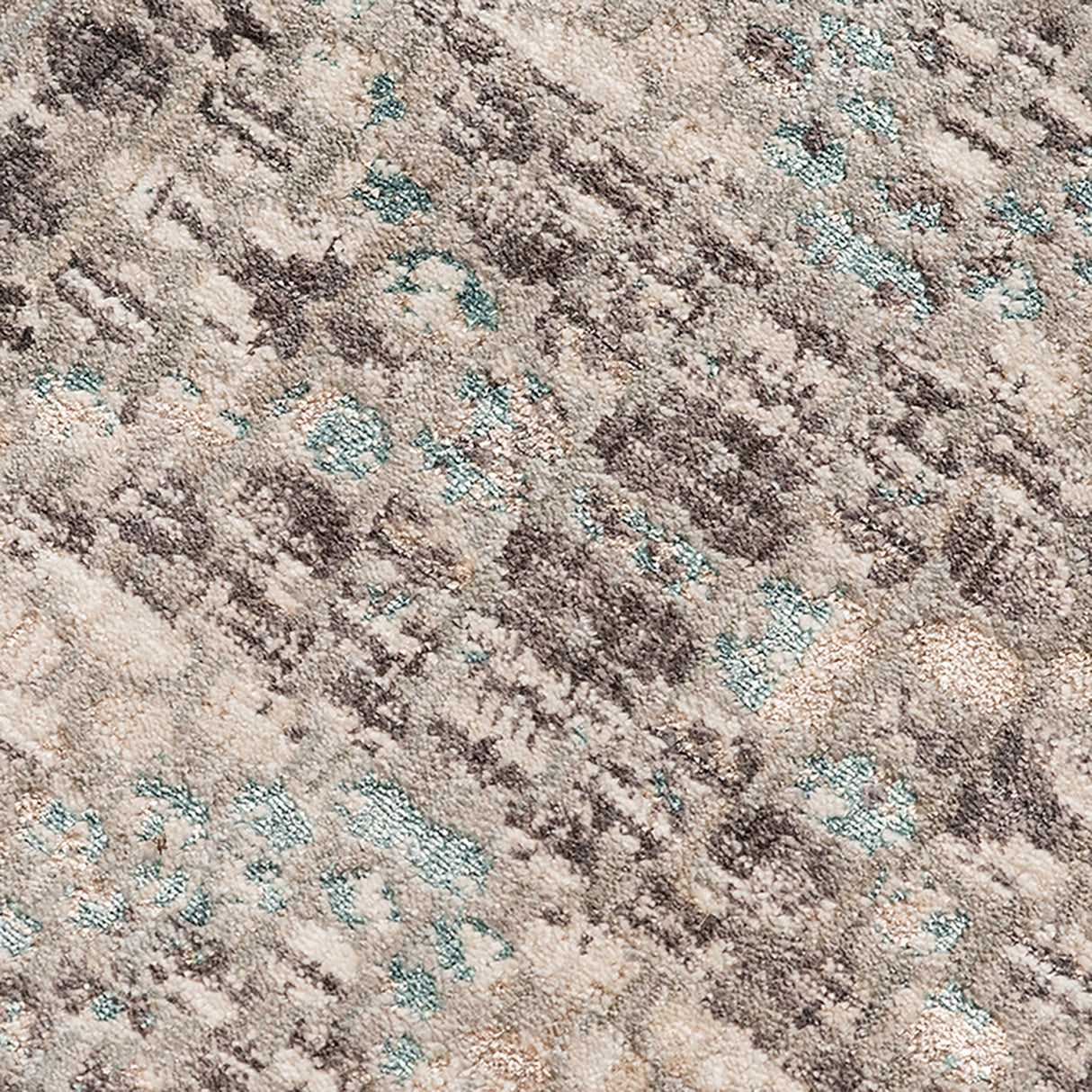 Amer Rugs CAM-35 Cambridge Contemporary Metallic Sheen Runner Rug, 2'6" X 8' Area Rug