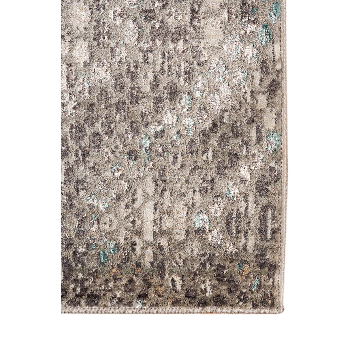 Amer Rugs CAM-35 Cambridge Contemporary Metallic Sheen Runner Rug, 2'6" X 8' Area Rug
