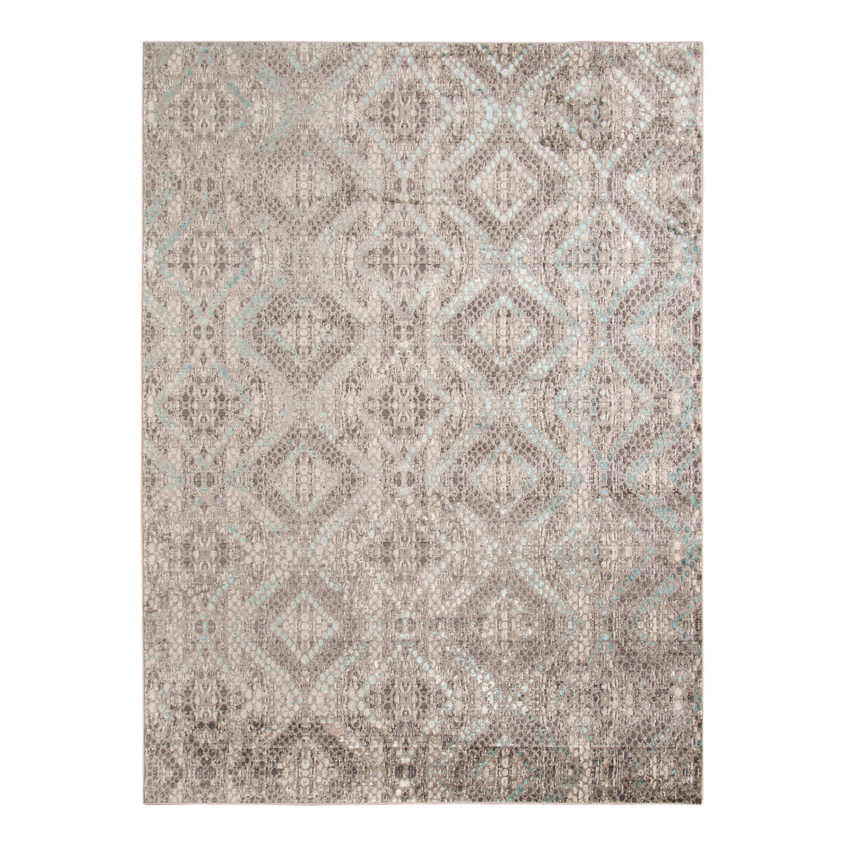 Amer Rugs CAM-35 Cambridge Contemporary Metallic Sheen Runner Rug, 2'6" X 8' Area Rug