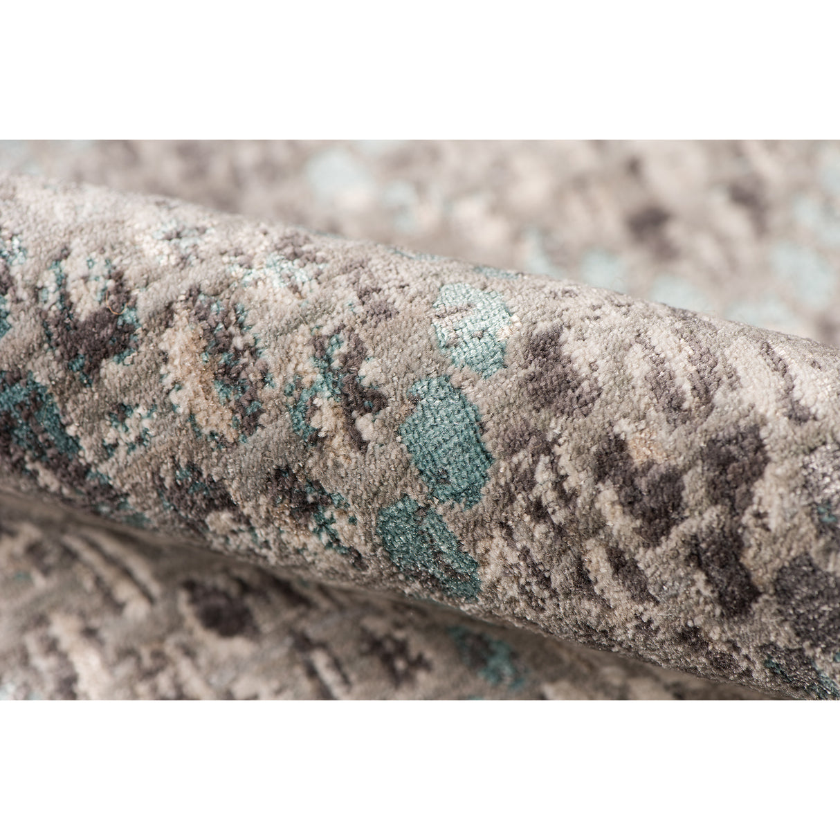 Amer Rugs CAM-35 Cambridge Contemporary Metallic Sheen Runner Rug, 2'6" X 8' Area Rug
