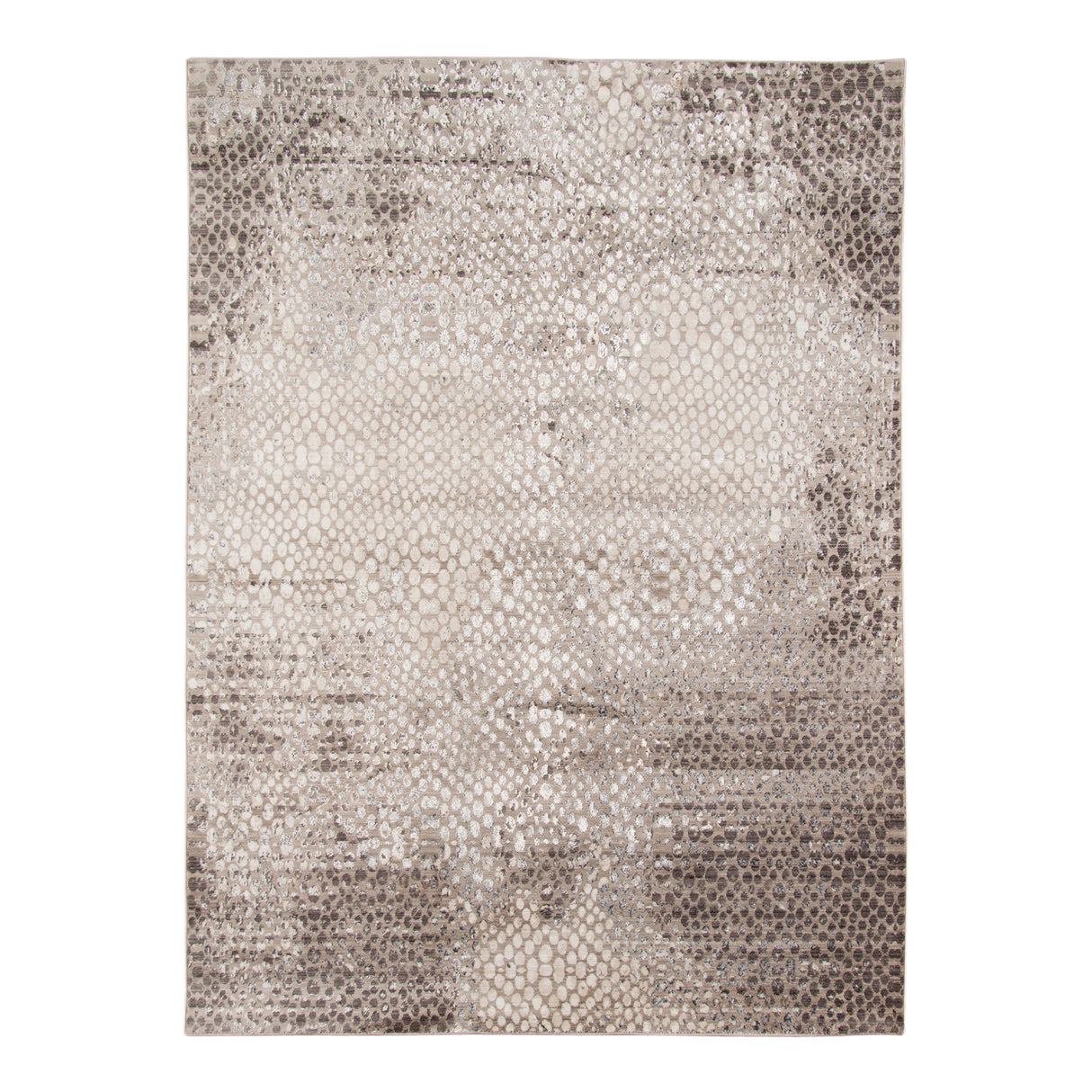 Amer Rugs CAM-40 Cambridge Contemporary Metallic Sheen Runner Rug, 2'6" X 8' Area Rug