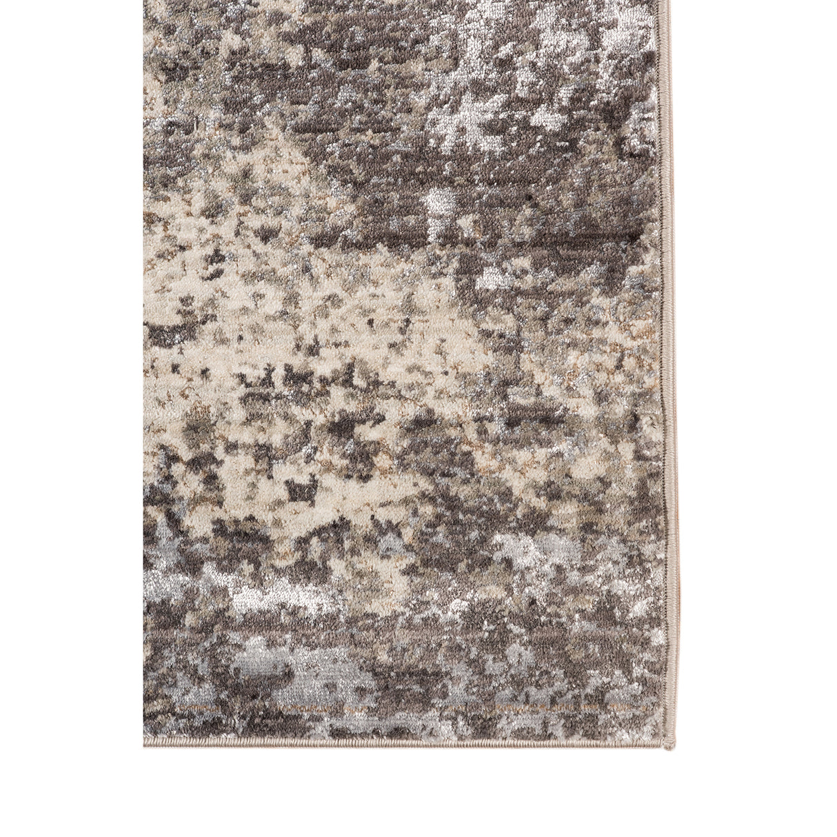 Amer Rugs CAM-42 Cambridge Contemporary Metallic Sheen Runner Rug, 2'6" X 8' Area Rug