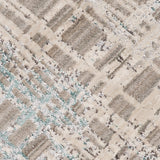 Amer Rugs CAM-47 Cambridge Contemporary Metallic Sheen Runner Rug, 2'6" X 8' Area Rug