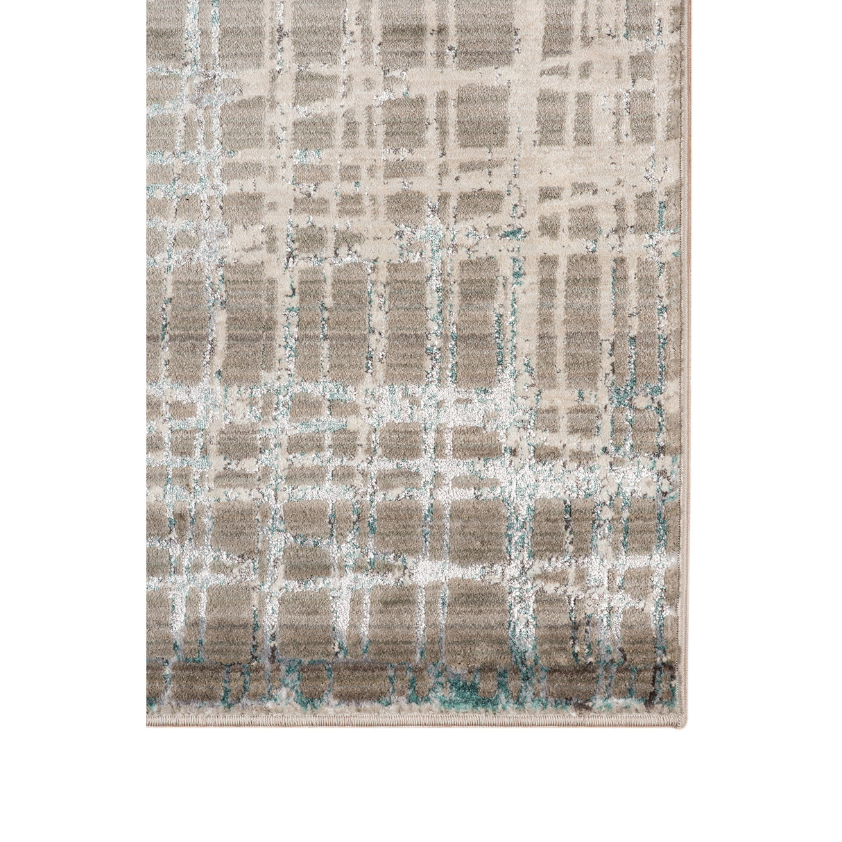 Amer Rugs CAM-47 Cambridge Contemporary Metallic Sheen Runner Rug, 2'6" X 8' Area Rug